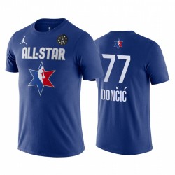 Dallas Mavericks Luka Doncic 2020 NBA All-Star Game Western Conference Blue T-Shirt