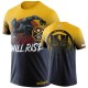 Denver Nuggets de los hombres Paul Millsap Gold Marvel Wakanda Forever T-Shirt
