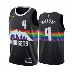 Paul Millsap Denver Nuggets City Edition Negro Camisetas