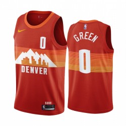 Jackchal Green Denver Nuggets 2020-21 Red City Camisetas