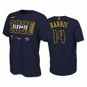 Gary Harris Denver Nuggets 2020 Playoffs de la NBA, camiseta encuadernada, marina, Mantr Power 2020 Elevate