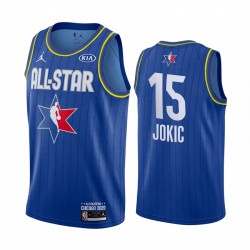 2020 Juego All-Star Camisetas Kobe Forever Nuggets Nikola Jokic # 15 Blue