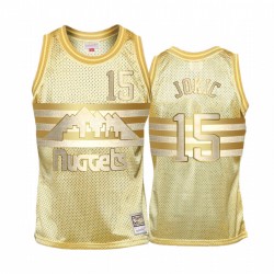 Nikola Jokic y 15 Denver Nuggets Gold Midas SM Camisetas