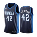 2020-21 Oklahoma City Thunder Al Horford Ganed Edition Edition Navy # 42 Camisetas
