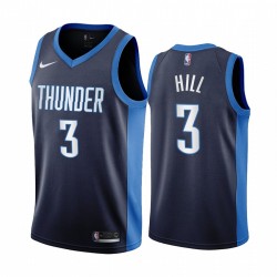 2020-21 Oklahoma City Thunder George Hill Ganed Edition Edition Navy & 3 Camisetas