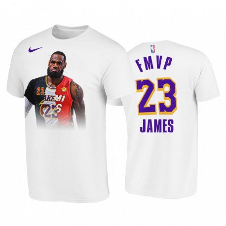 La Lakers LeBron James y 23 4x FMVP KING KING FOREVER T-SHIRT