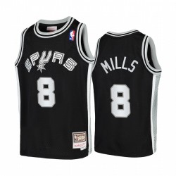 Patty Mills San Antonio Spurs Hardwood Classics Juvenil Camisetas - Negro