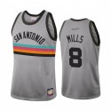 Patty Mills # 8 San Antonio Spurs Silver Hardwood Classics Camisetas
