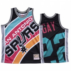 Rudy Gay San Antonio Spurs HWC Big Big Face # 22 Camisetas