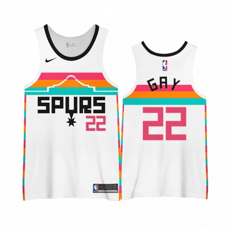 Spurs Rudy Gay 2020-21 City Edition 3.0 Camisetas