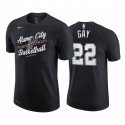 Rudy Gay 2020-21 Spurs # 22 City Edition Negro T-shirt Historia