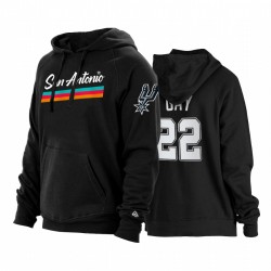 Rudy Gay San Antonio Spurs 2020-21 City Edition Sudadera con capucha Negro Jersey