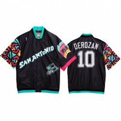 Spurs Demar Derozan San Antonio Spurs auténtica chaqueta negra