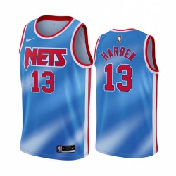 James Harden Brooklyn Nets 2021 Hardwood Classics Blue # 13 Camisetas
