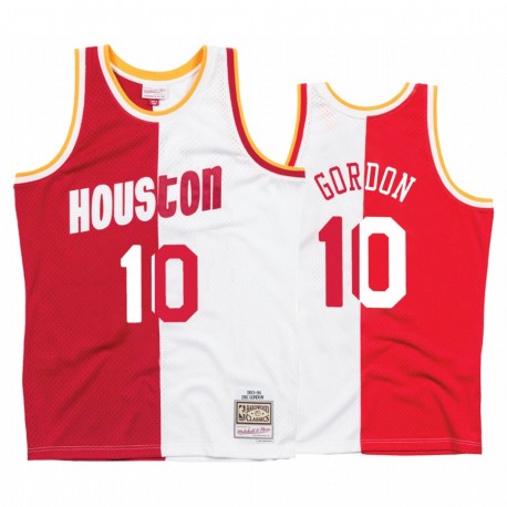 Houston Rockets Eric Gordon y 10 Blanco Red Split Camisetas