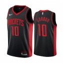 2020-21 Houston Rockets Eric Gordon Gorned Edition Negro # 10 Camisetas