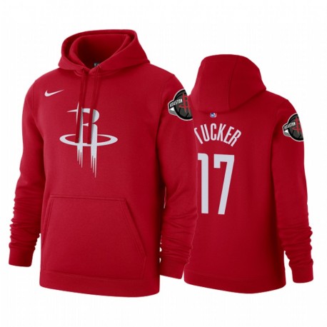 Houston Rockets P.J. tucker icono rojo sudadera con capucha