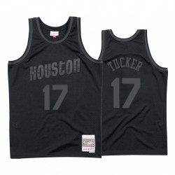 Houston Rockets P.J. Tucker y 17 camisetas tonales negras