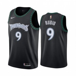 Ricky Rubio Minnesota Timberwolves 2021-22 Negro Classic Camisetas 2020