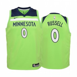 D'Angelo Russell Minnesota Timberwolves Declaración Juvenil Camisetas - Verde