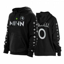 D'Angelo Russell Minnesota Timberwolves 2020-21 City Hoodie Negro Pullover