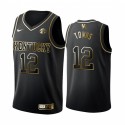 Kentucky Wildcats Karl-Anthony Towns Negro Golden Edition Limited Camisetas College Basketball