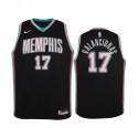 Memphis Grizzlies Jonas Valanciunas 2020-21 Hardwood Classics Negro Youth Camisetas y 17