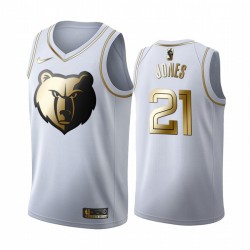 Tyus Jones y 21 Memphis Grizzlies Blanco Golden Edition Camisetas