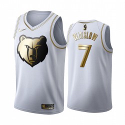 Justicia Winslow & 7 Memphis Grizzlies Blanco Golden Edition Camisetas