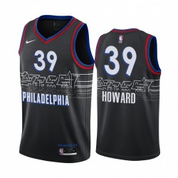 Dwight Howard Filadelfia 76ers 2020-21 Ciudad negra Camisetas 2020