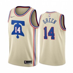 2020-21 Filadelfia 76ers Danny Green Greneed Edition Cream & 14 Camisetas