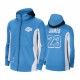 Los Angeles Lakers Lebron James Blue Full-Zip Hoodie 2020-21 City Edition Showtime
