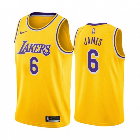 Lebron James Los Angeles Lakers 2021-22 Icono de oro Camisetas Cambia Números comerciales