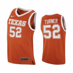 Texas Longhorns Myles Turner Turner Naranja Replica College Baloncesto Camisetas