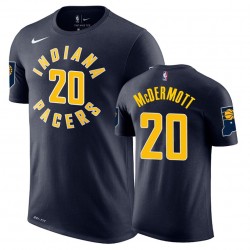 Pacers Doug McDermott y 20 icono masculino camiseta marina