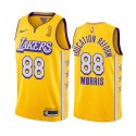 Los Ángeles Lakers Markieff Morris 2020 Nba Finals Campeones Camisetas Gold Social Justice Blm