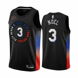 New York Knicks Nerlens Noel & 3 Negro 2020-21 Ciudad CAMISETAS