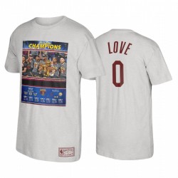 Kevin Love Cavaliers & 0 Champs Finales cree en la camiseta Land Blanco