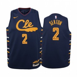 Collin Sexton Cleveland Cavaliers City Juvenil Camisetas - Marina