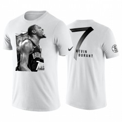 Brooklyn Nets Kevin Durant Blanco camiseta