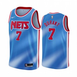 Kevin Durant Brooklyn Nets Blue Classic Edition Nuevo uniforme 2020-21 Camisetas