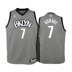 Kevin Durant Brooklyn Nets Juventud Gray Declaración Camisetas Jumpman