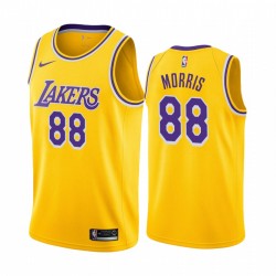 Markieff Morris la Lakers Gold Icon & 88 Camisetas