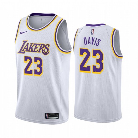 Anthony Davis Los Angeles Lakers 2021-22 Blanco Association Camisetas Cambisetas Números comerciales
