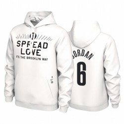 Brooklyn Nets Deandre Jordan Blanco City Spread Love Hoodie