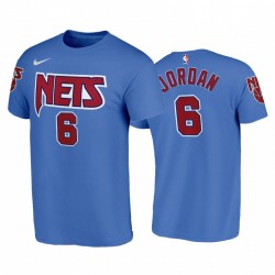 Deandre Jordan 2020-21 Nets & 6 Classic Edition Camiseta azul