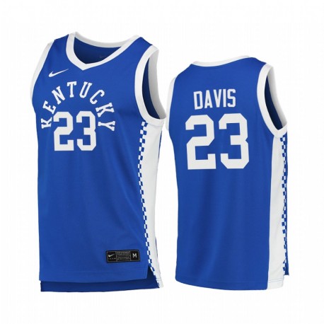 Kentucky Wildcats Anthony Davis Blue College Basketball 2020-21 Camisetas