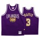 Anthony Davis & 3 Los Angeles Lakers Purple Consejo Moda Camisetas