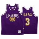 Anthony Davis # 3 Los Angeles Lakers Purple Consejo Moda Camisetas