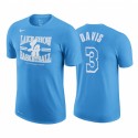 Anthony Davis 2020-21 Lakers # 3 City Edition Blue Camiseta Historia